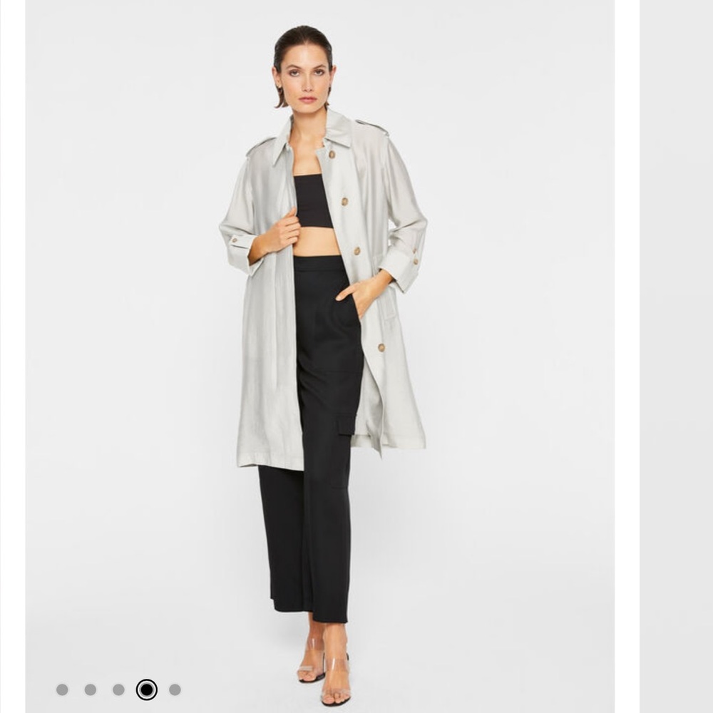 Club Monaco Grey Trench Coat (In Season)